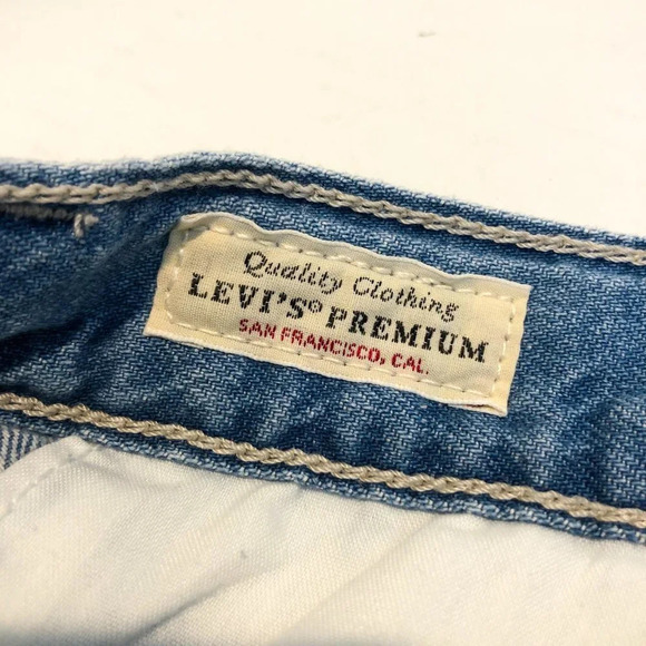 Levi's Cool Eco Performance Baggy High Waist Cargo Chambray Denim Pants 29 NWT - Picture 12 of 15